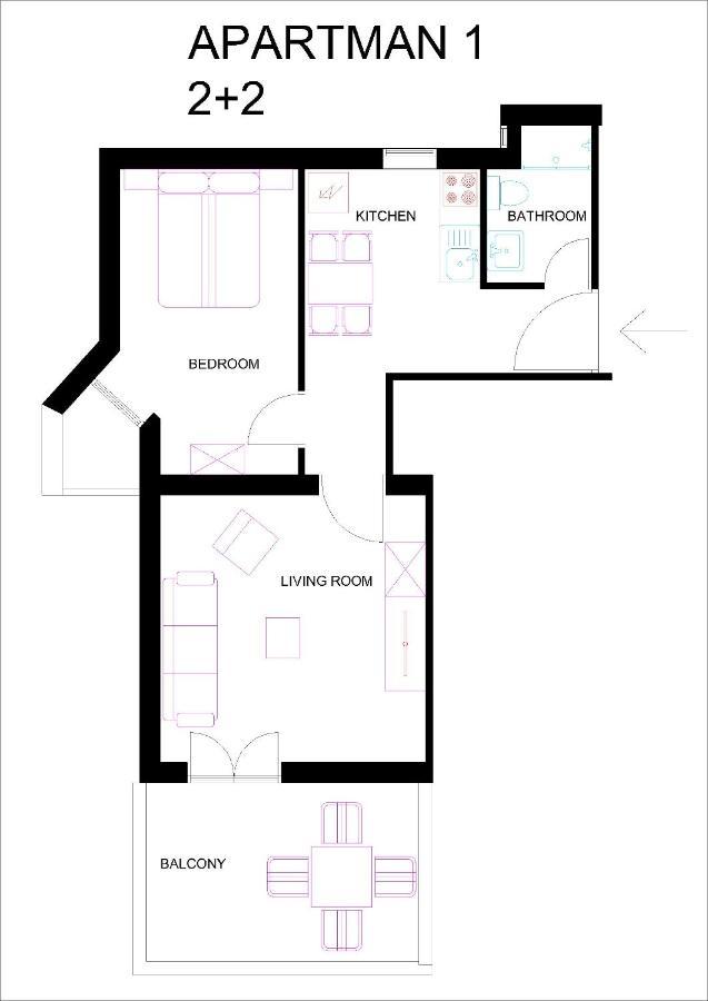 Apartments Bogdanic Krk I คิร์ก ภายนอก รูปภาพ